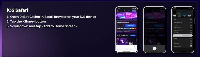 0xBet Casino mob